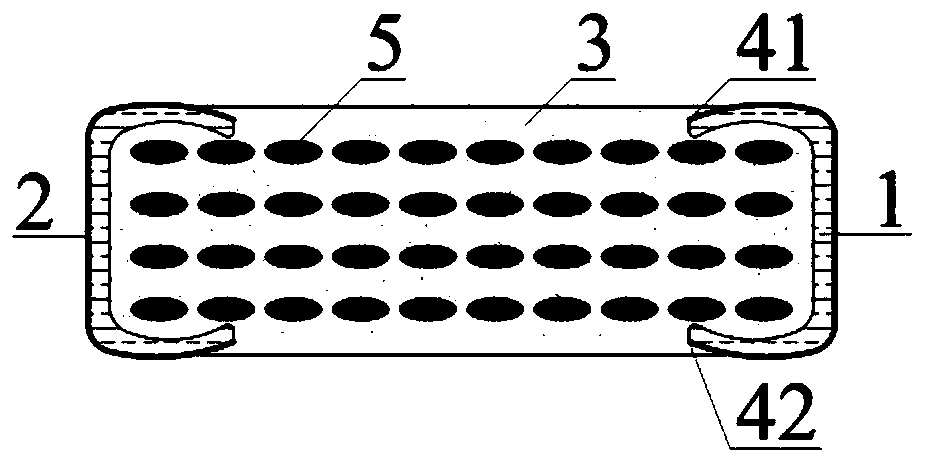 Shock isolation support using waste tires