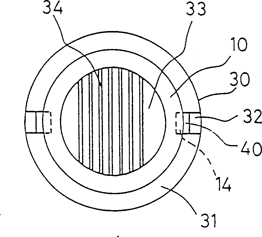 Optical element, optical-element formation mould and method thereof