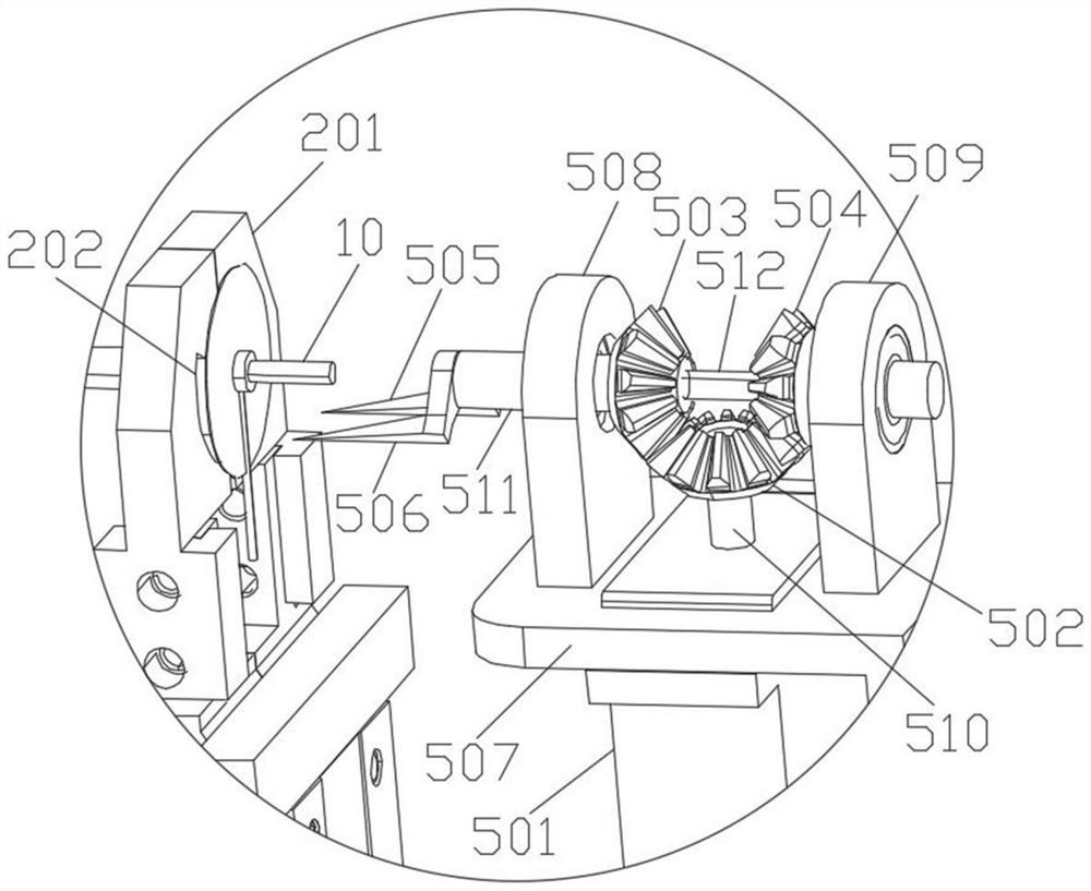 Wire harness separation system and separation method thereof