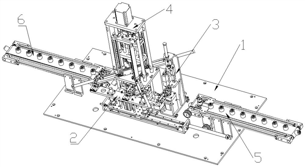 Automatic magnetic feeding device for brushless rotor