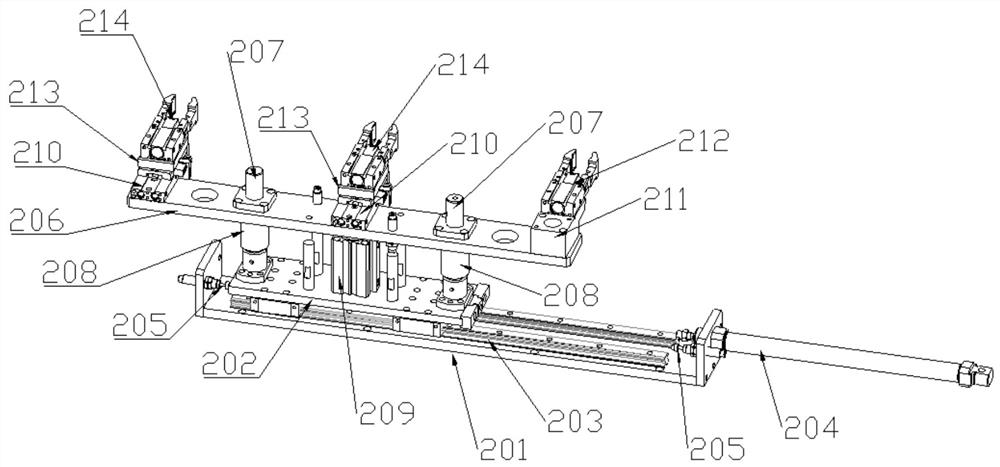 Automatic magnetic feeding device for brushless rotor