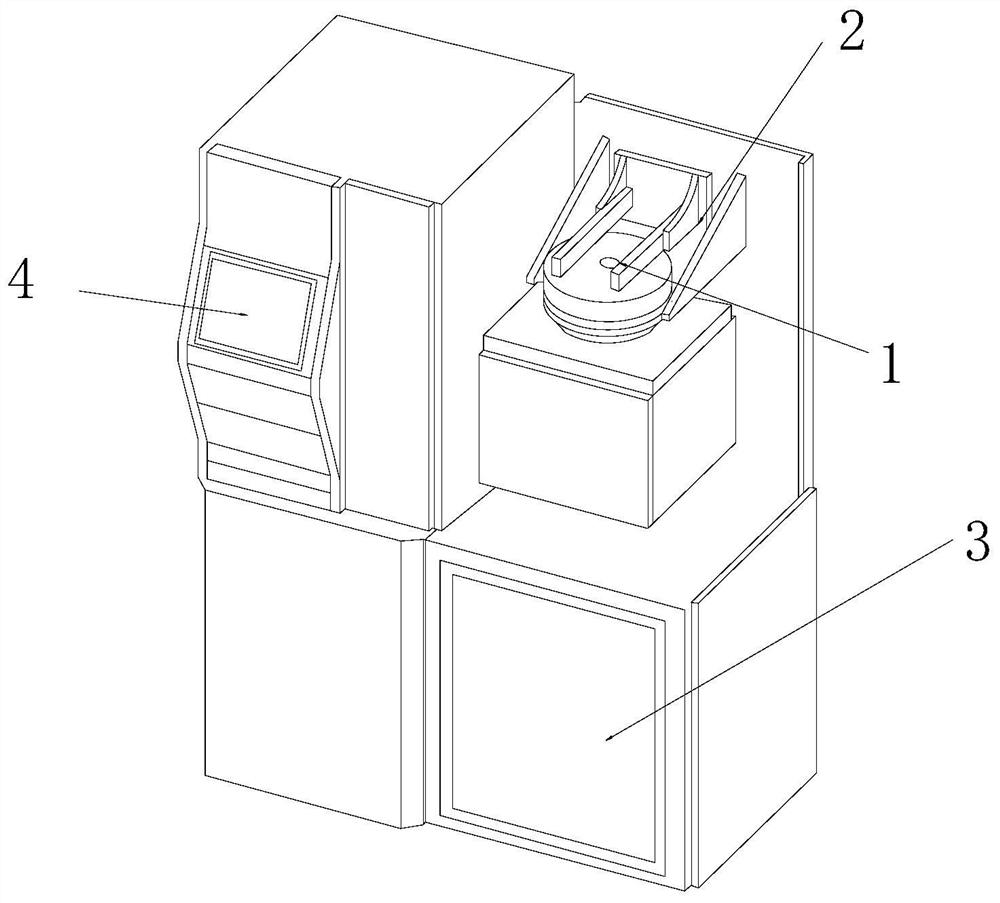 Cutter forging device of numerical control milling machine