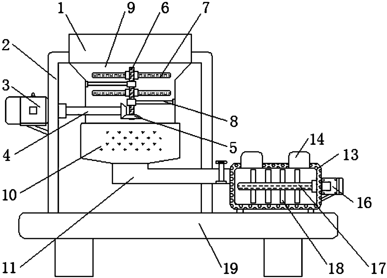 All steel scrap smelting iron-casting system