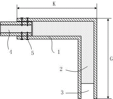 Assembling type composite inner wall corner