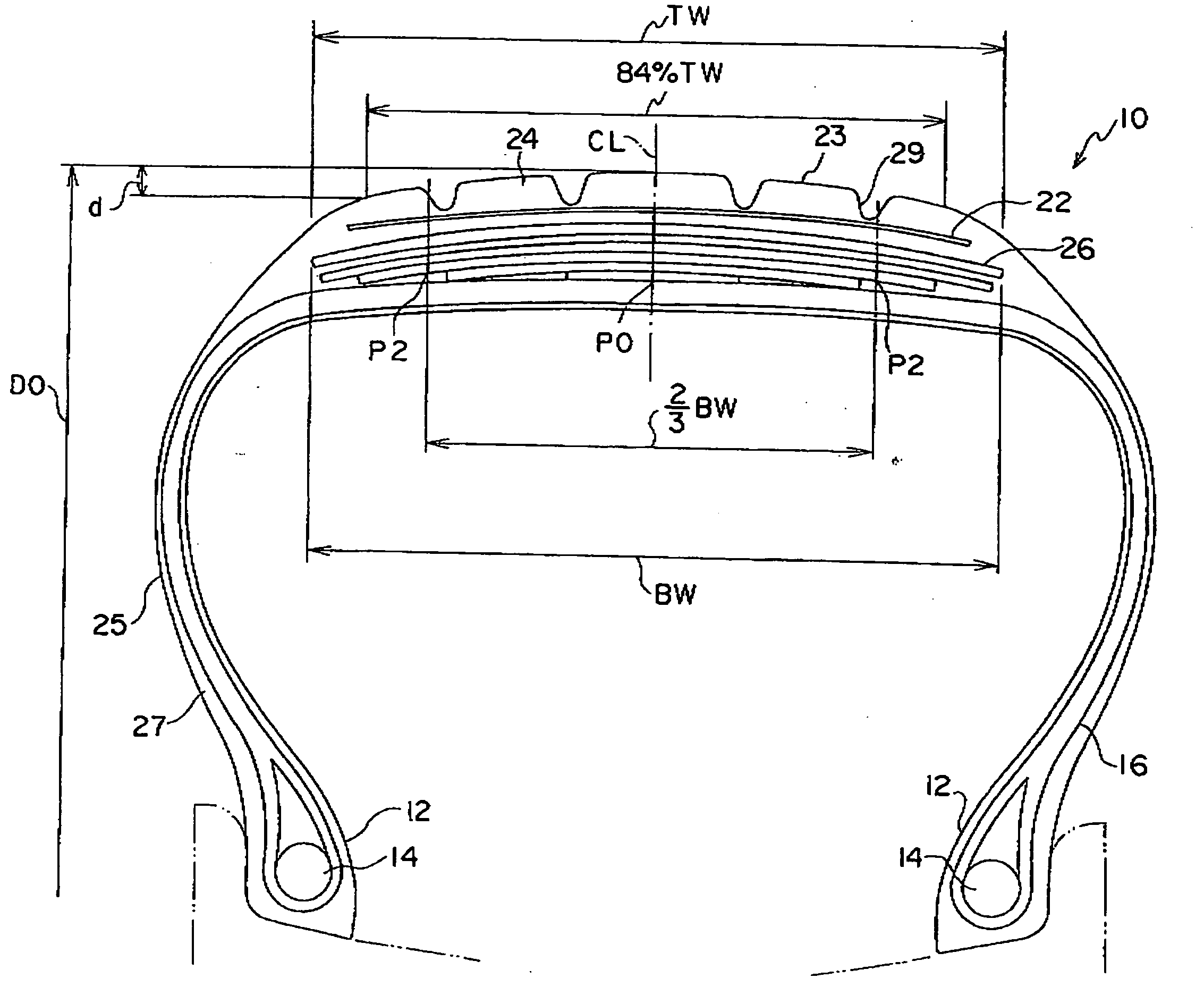 Pneumatic Radial Tire