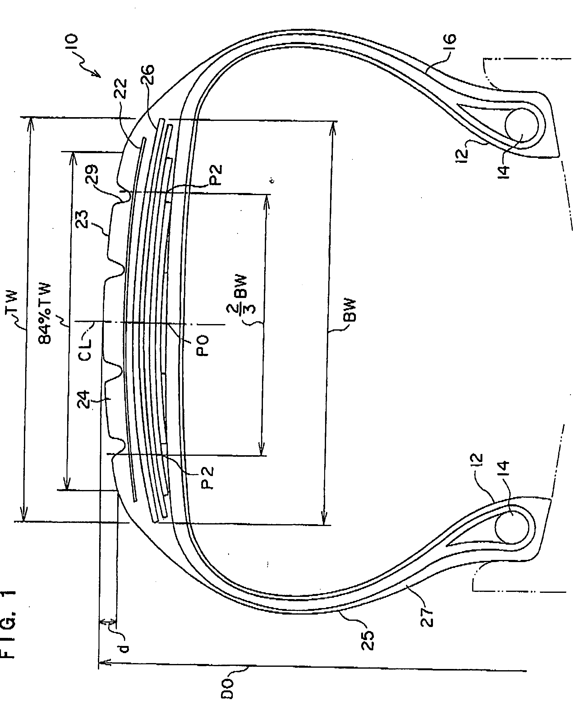 Pneumatic Radial Tire