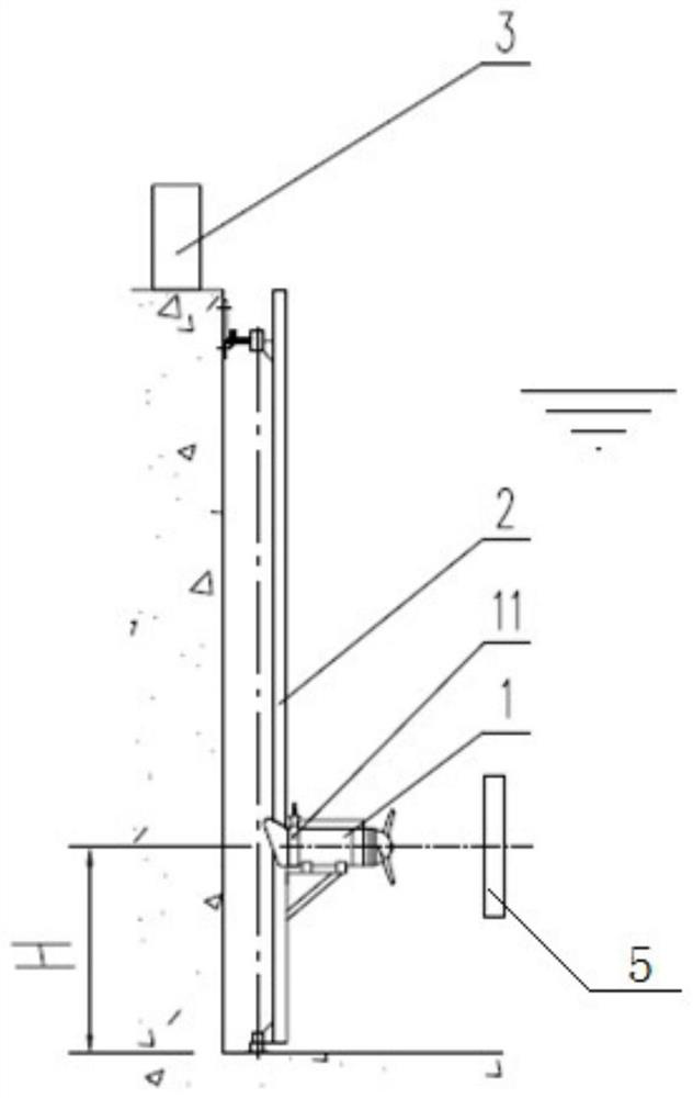 Accurate control device and method for flow field of biological pool