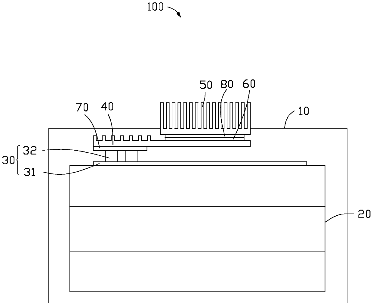 Battery pack and heat dissipation method thereof