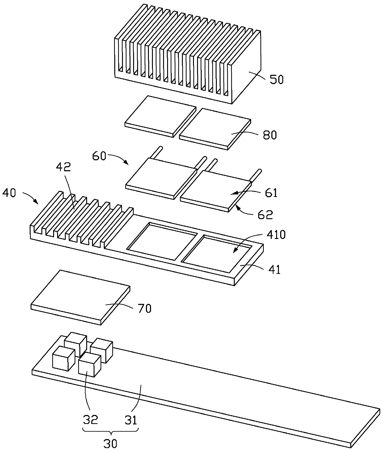 Battery pack and heat dissipation method thereof