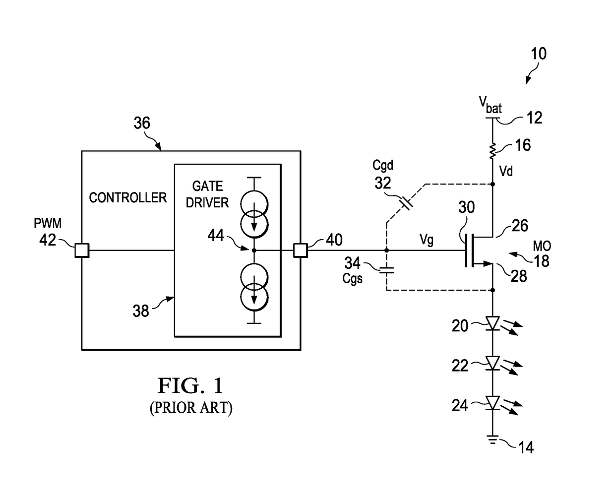 Adaptive turn-off delay time compensation for LED controller