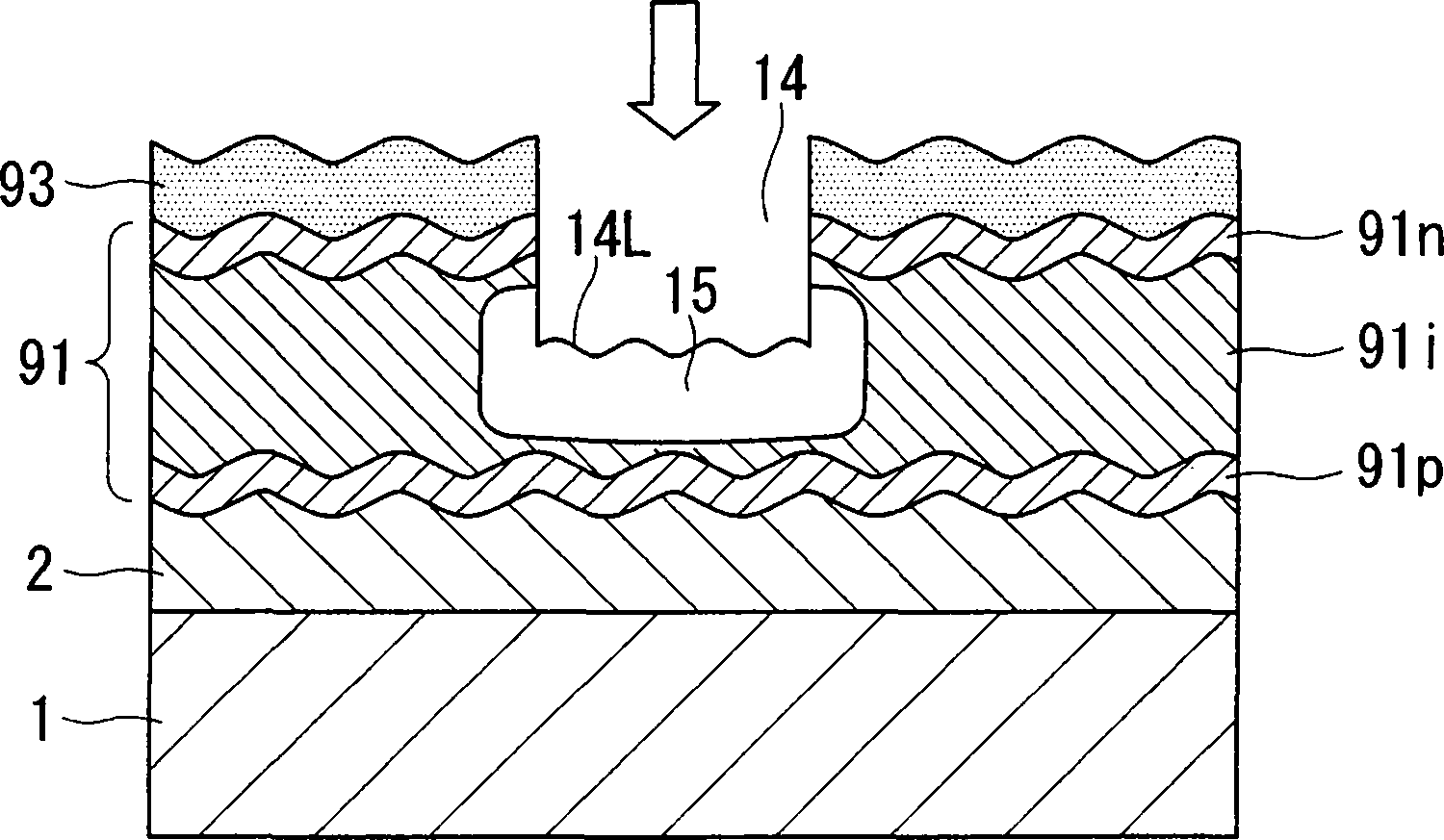 Photoelectric conversion device manufacturing method and photoelectric conversion device