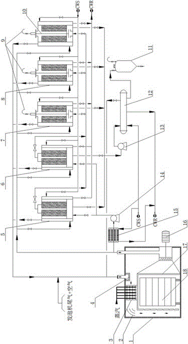 Closed-cycle recycling method for solvent in PVC foaming board production