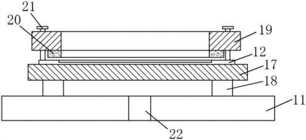 Multi-technical-parameter matching type laser shock molding die