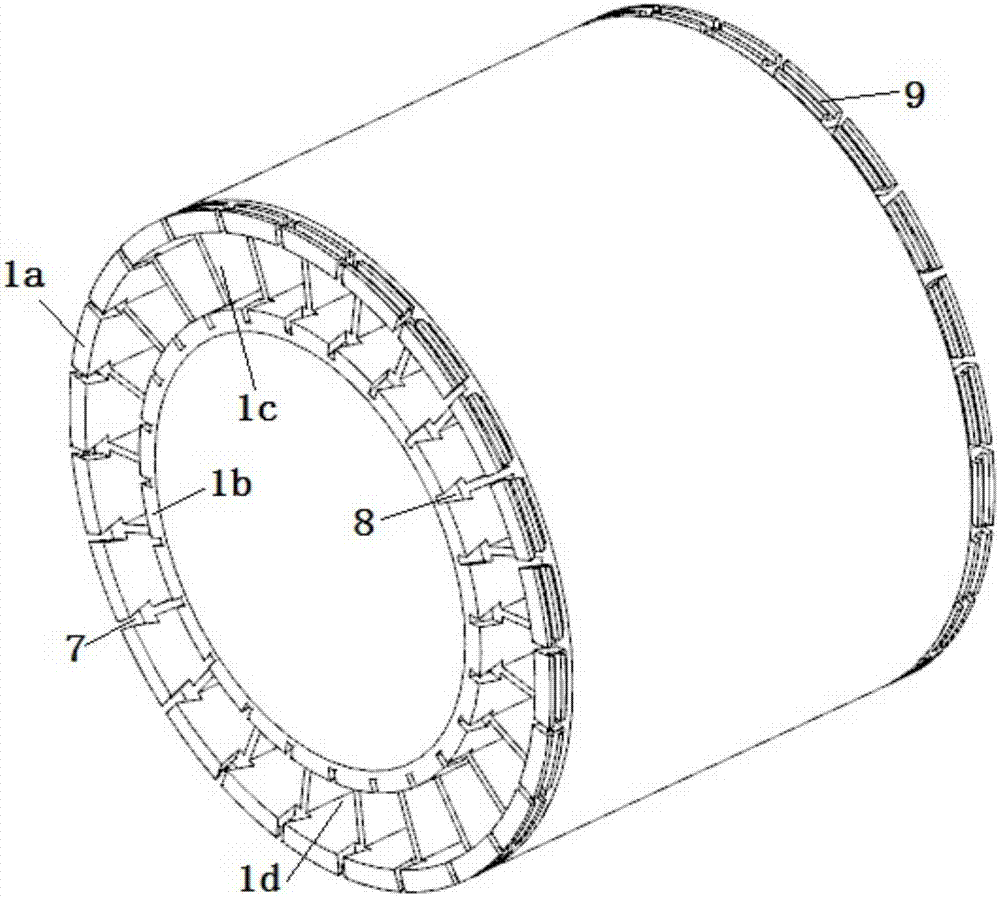 Expansion ring and sealing brush combined internal combustion wave rotor