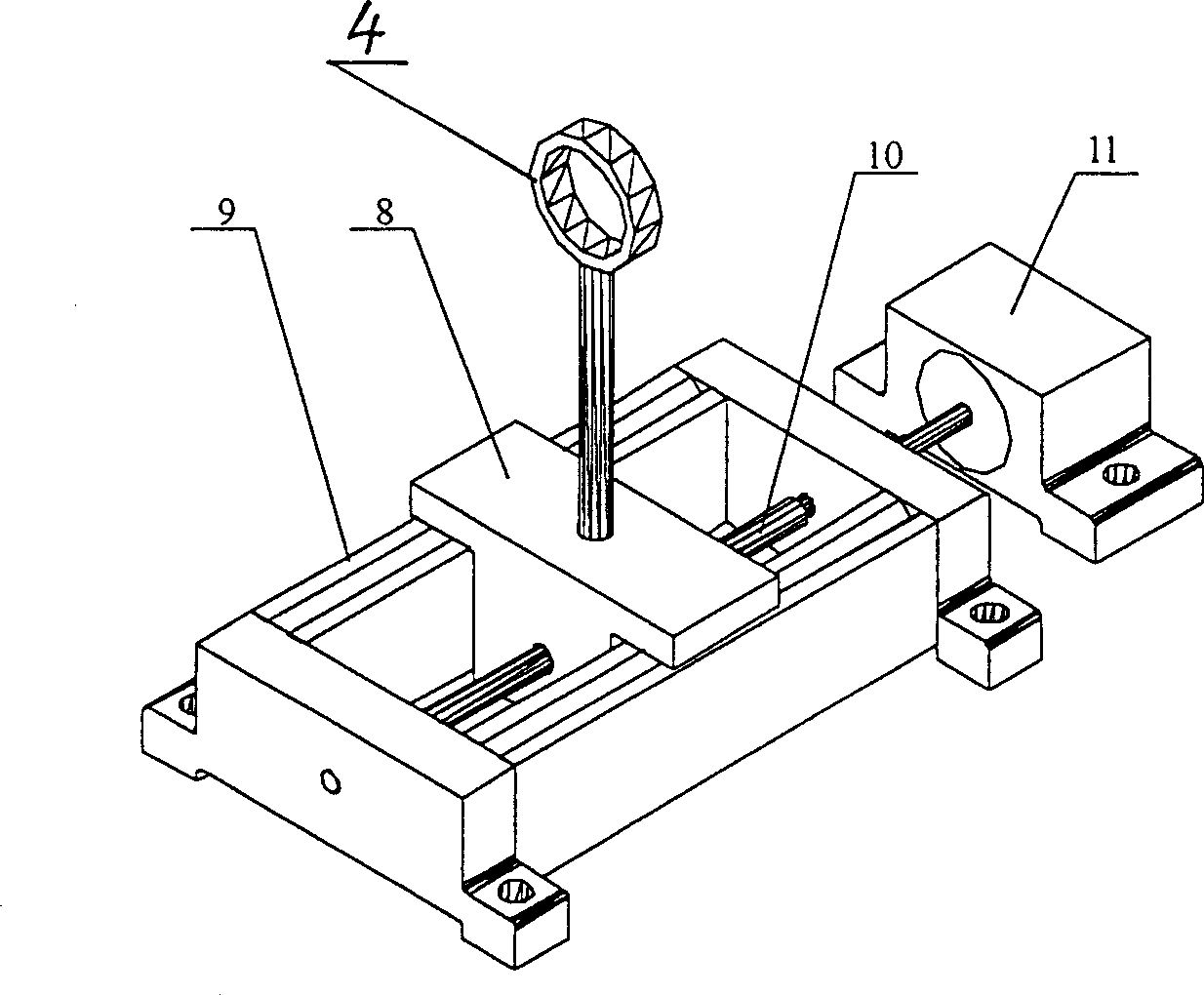 Laser Holing device and two-step holing method