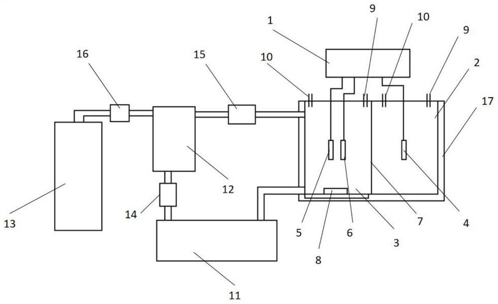 Device and method for removing arsenic from yellow phosphorus through continuous electrocatalytic oxidation