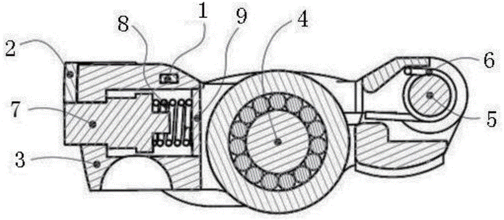 Valve stroke control compression bar