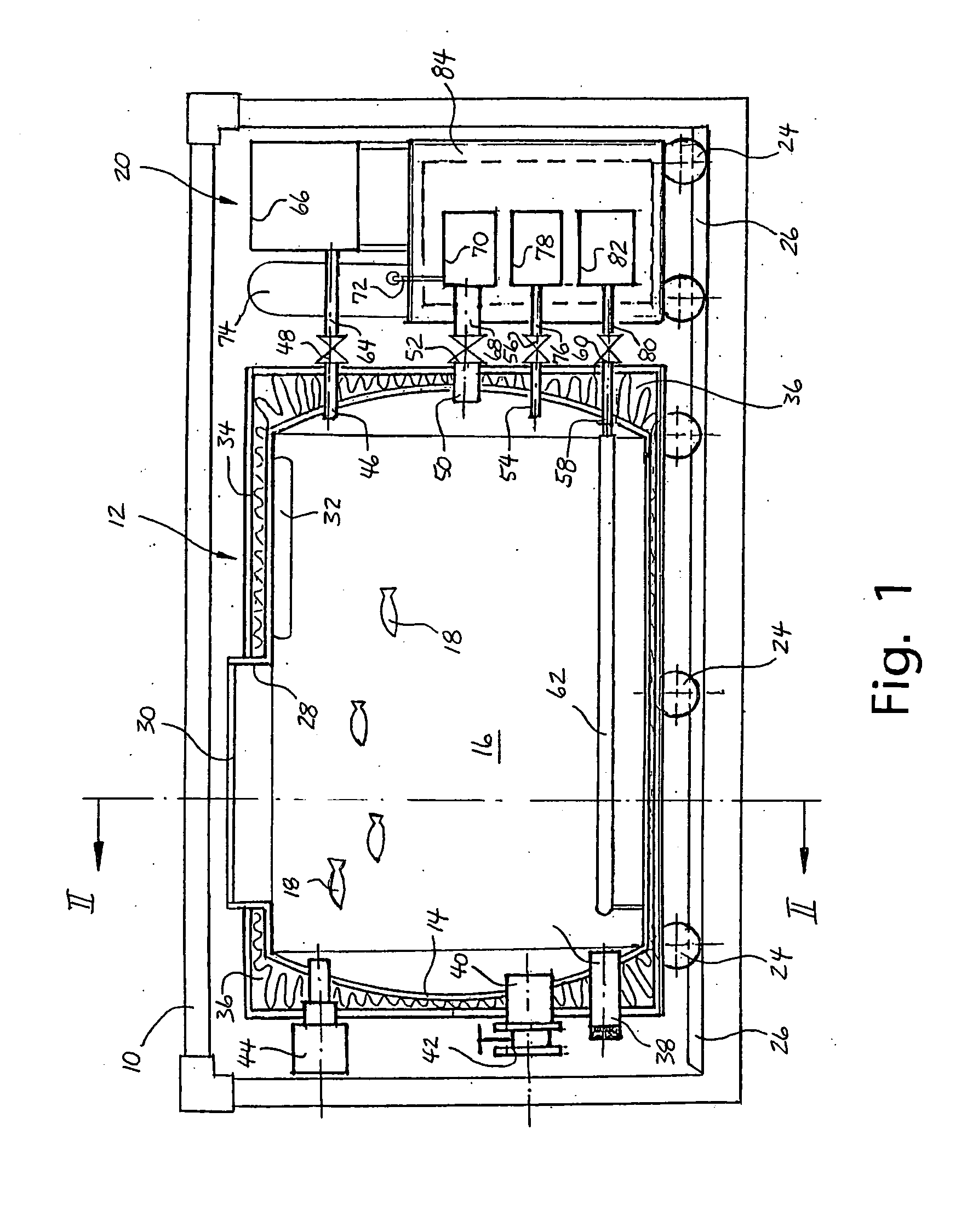 Method and device for transporting live fish and shellfish