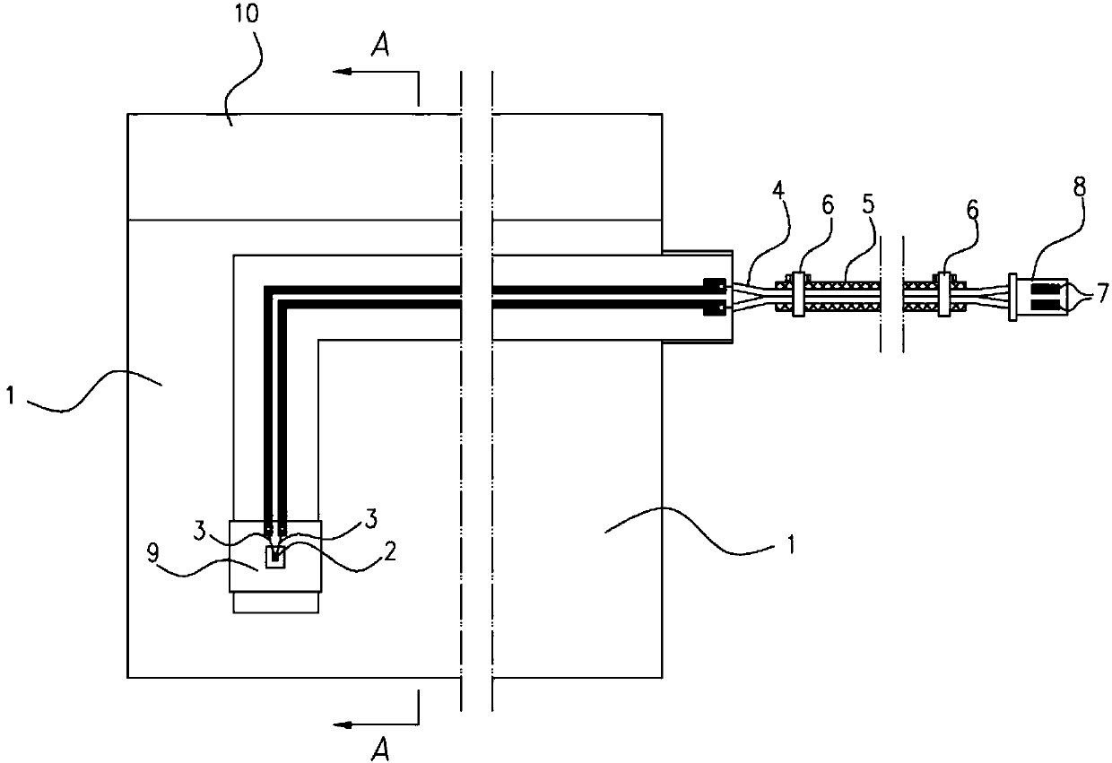 Ultra-thin temperature sensor and manufacturing method