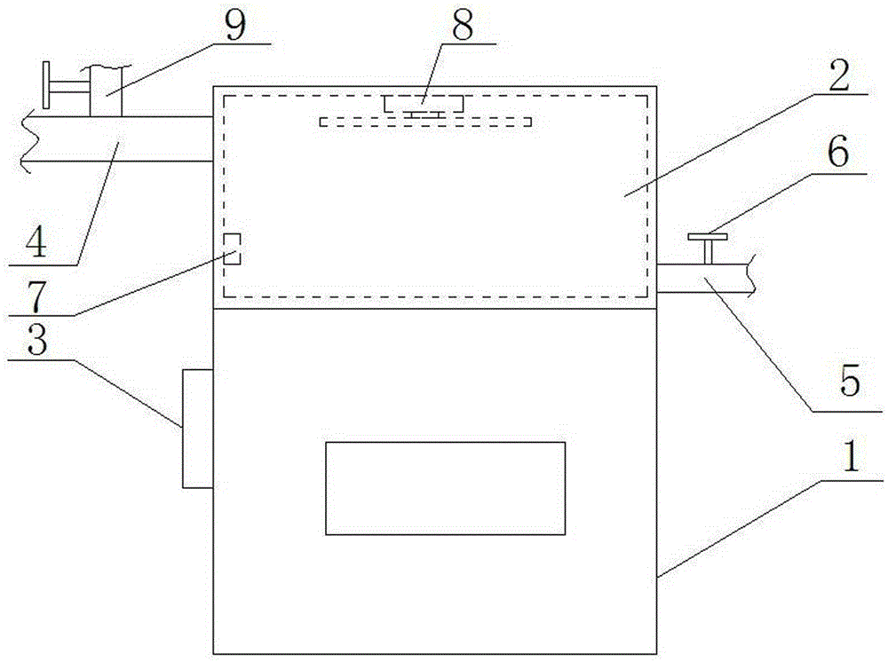 Incrustation cleaning system for boiler