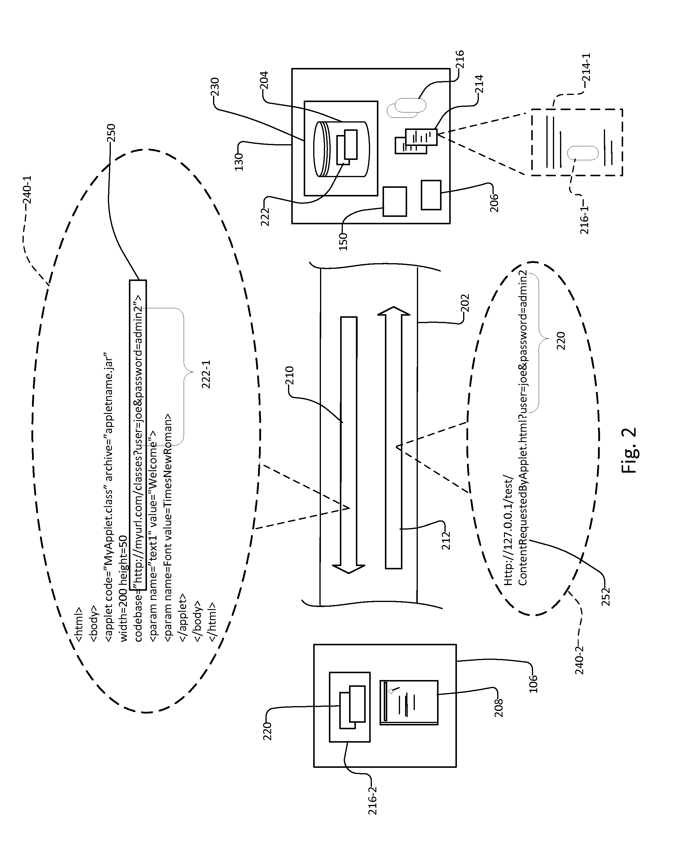 Authentication system and method for embedded applets