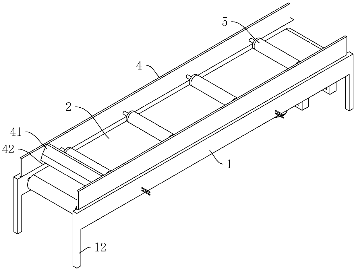 Adsorption and water removal device for gypsum