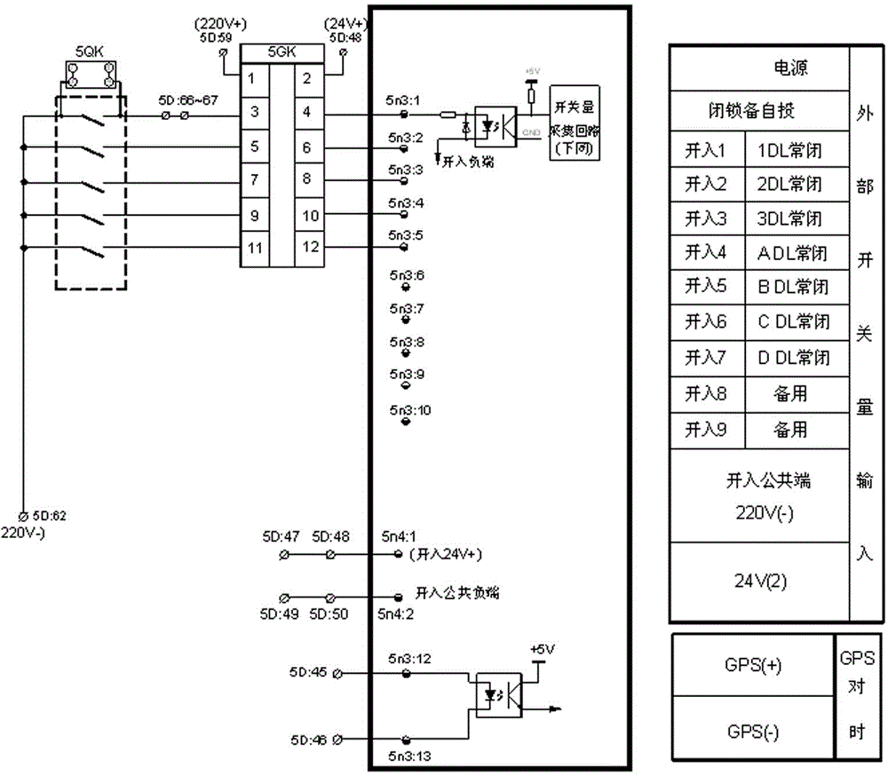 Distributed backup automatic switch device connecting method and backup automatic switch action method of distributed backup automatic switch device