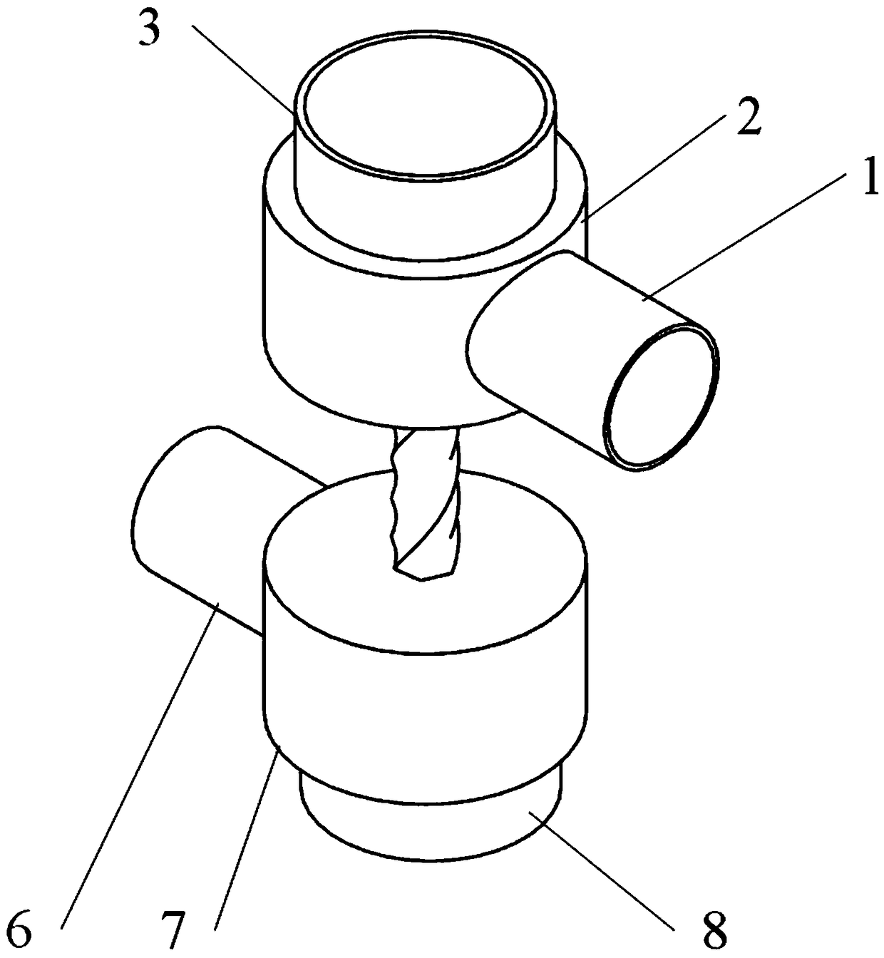 Compact heat exchanger with hexagonal spiral channels