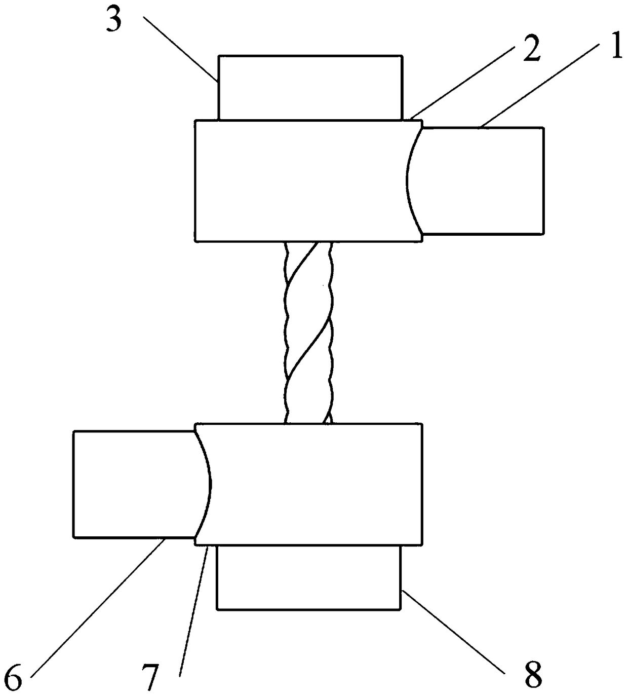 Compact heat exchanger with hexagonal spiral channels