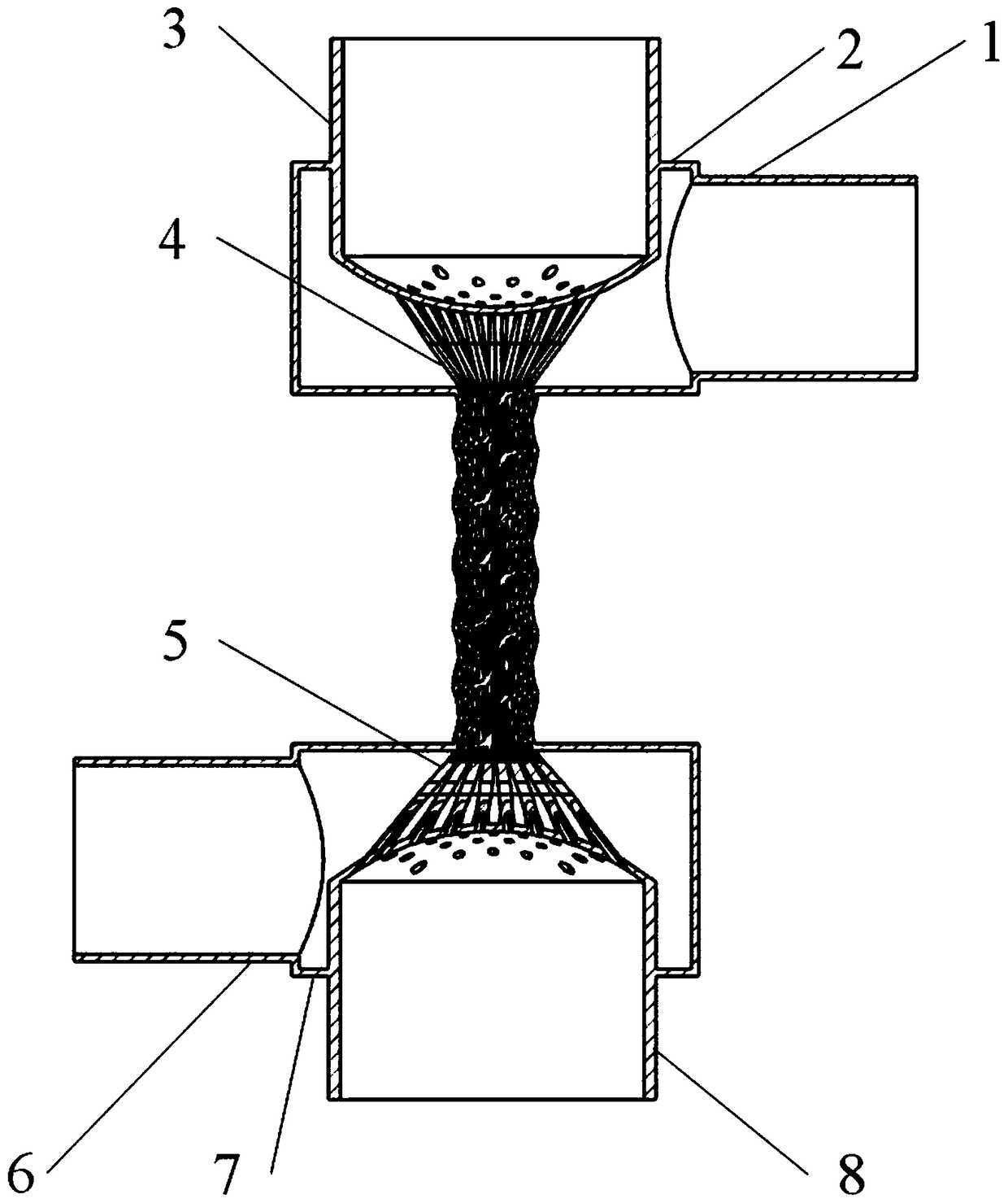 Compact heat exchanger with hexagonal spiral channels