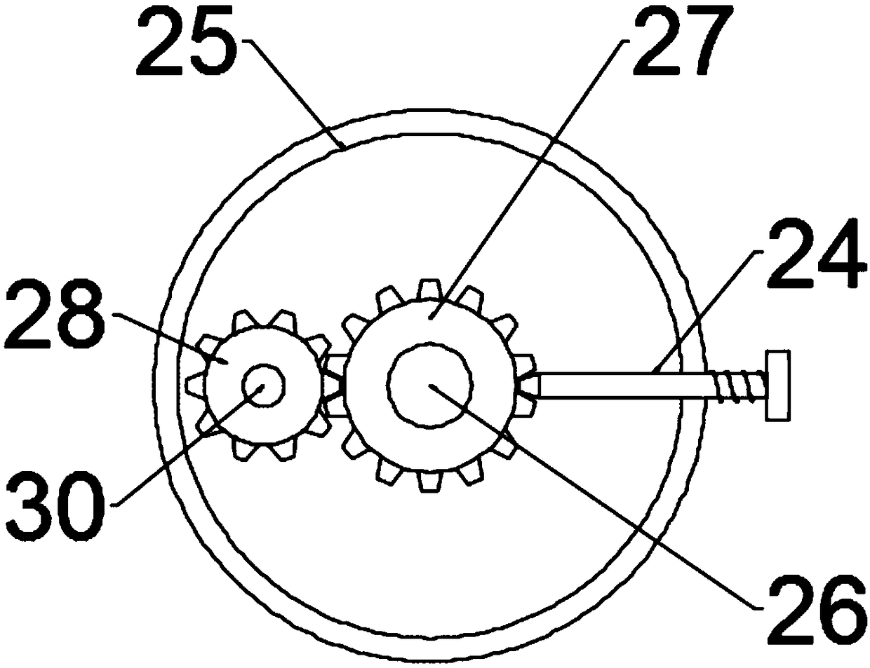 Lawn trimming and watering device for agricultural greening