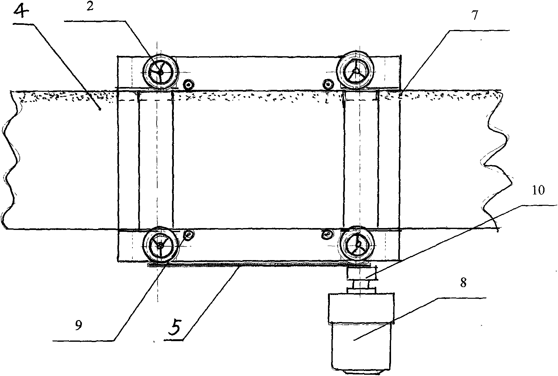 Precision grinding frock clamp, grinding method and product of coating scraper ceramic coating