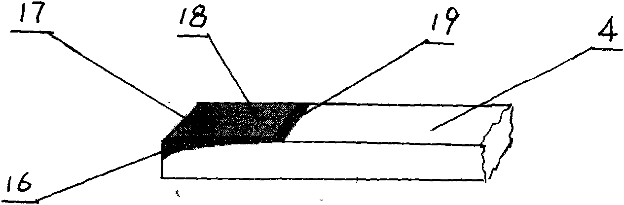 Precision grinding frock clamp, grinding method and product of coating scraper ceramic coating