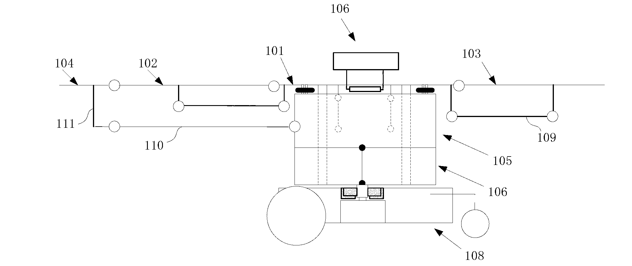 Multifunctional nursing bed