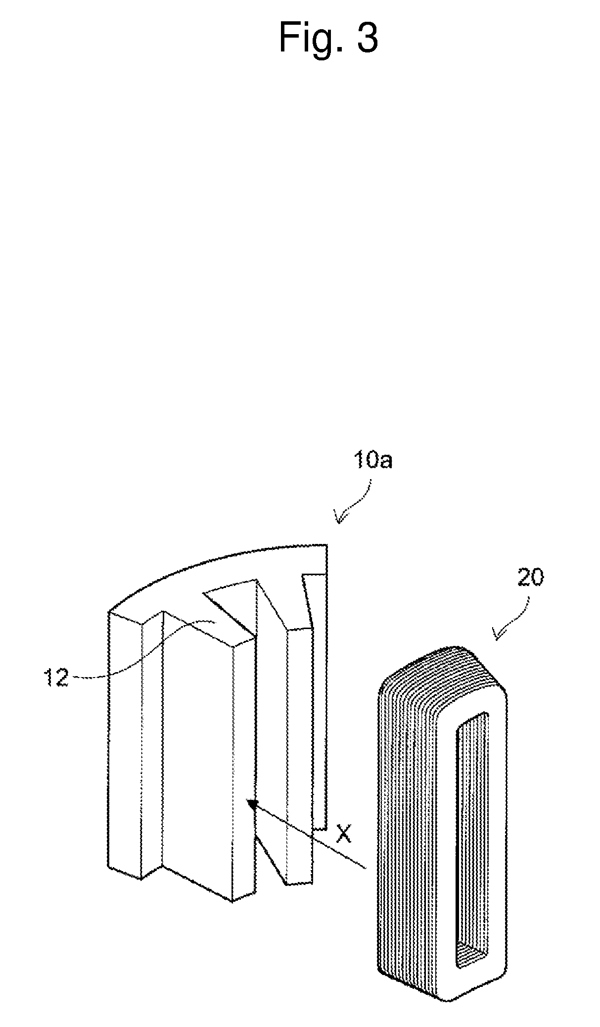 Production method for stator