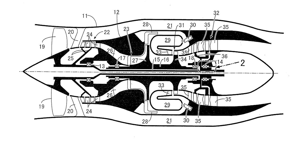 Squeeze film damper bearing device