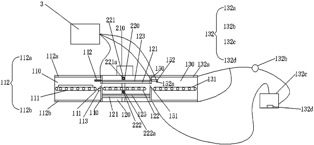 Laminated glass forming device