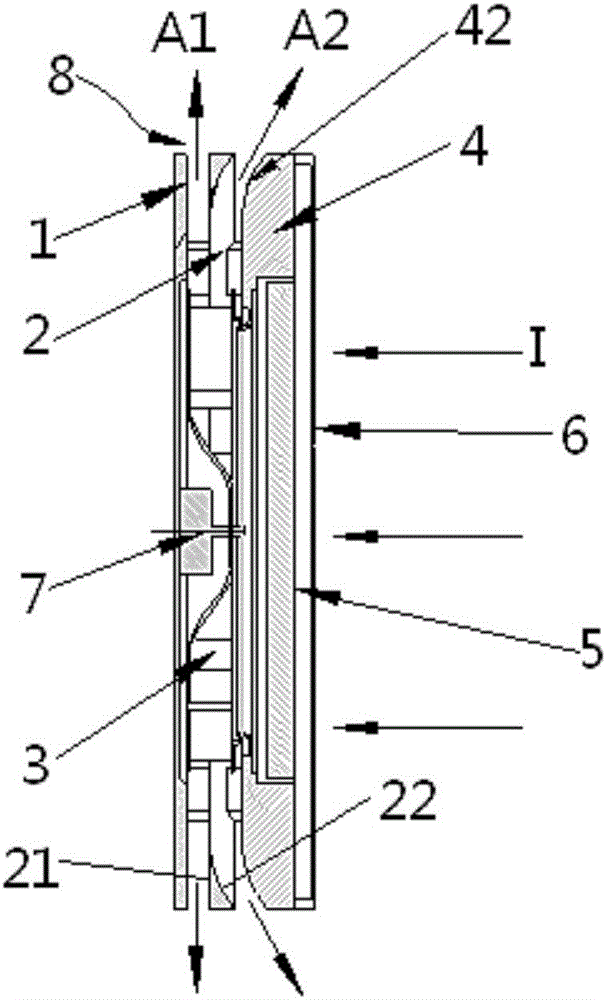 Air outlet structure for air conditioner equipment, control method and air conditioner equipment