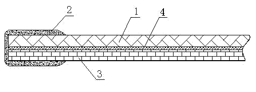 Bamboo and paper double-surface mat