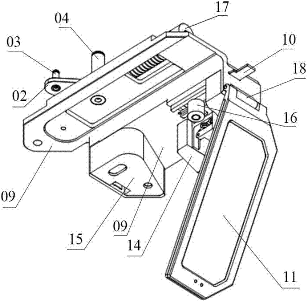 Electric control gun percussion device and use method thereof