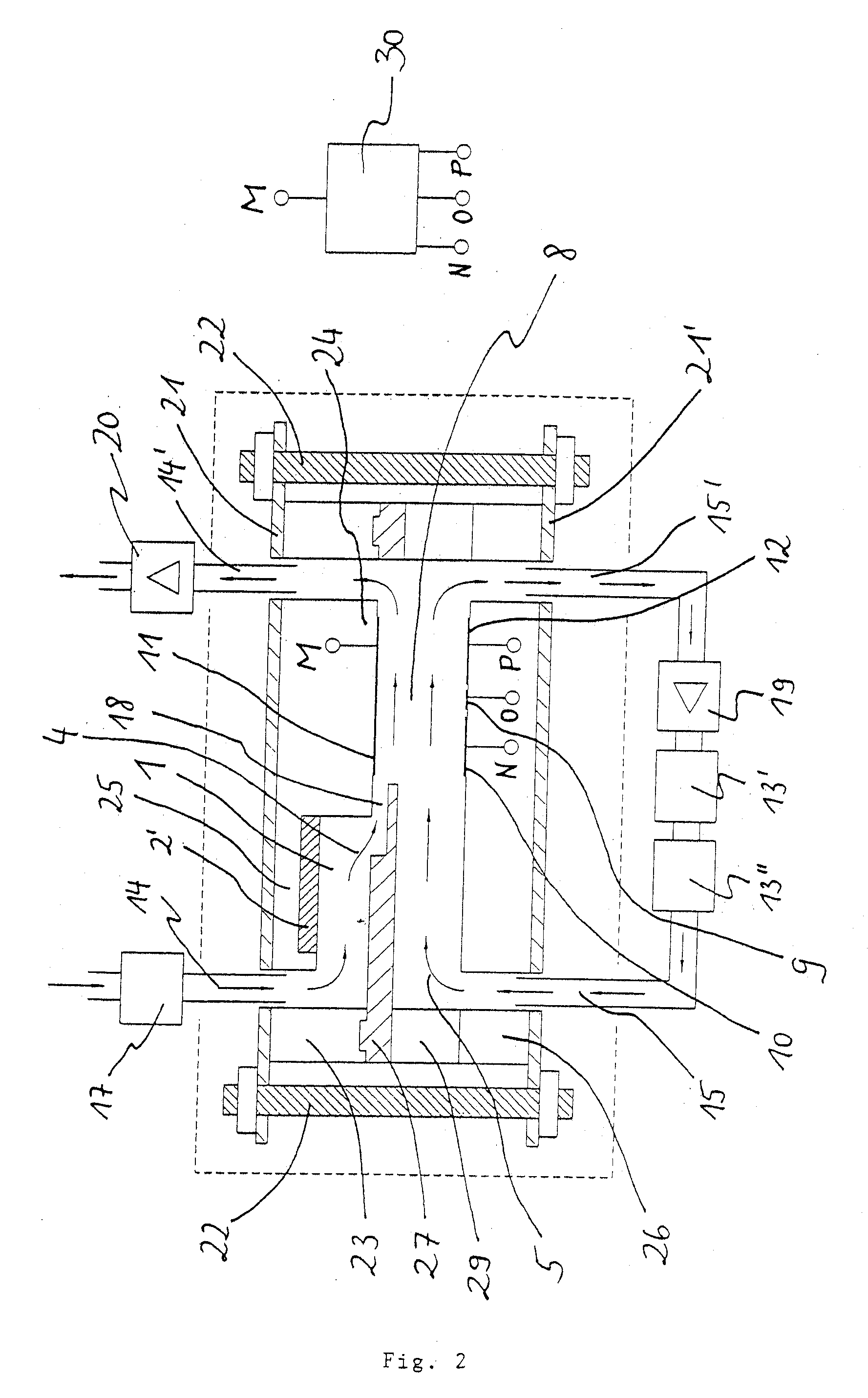 Ion mobility spectrometer with parallel drift gas and ion carrier gas flows