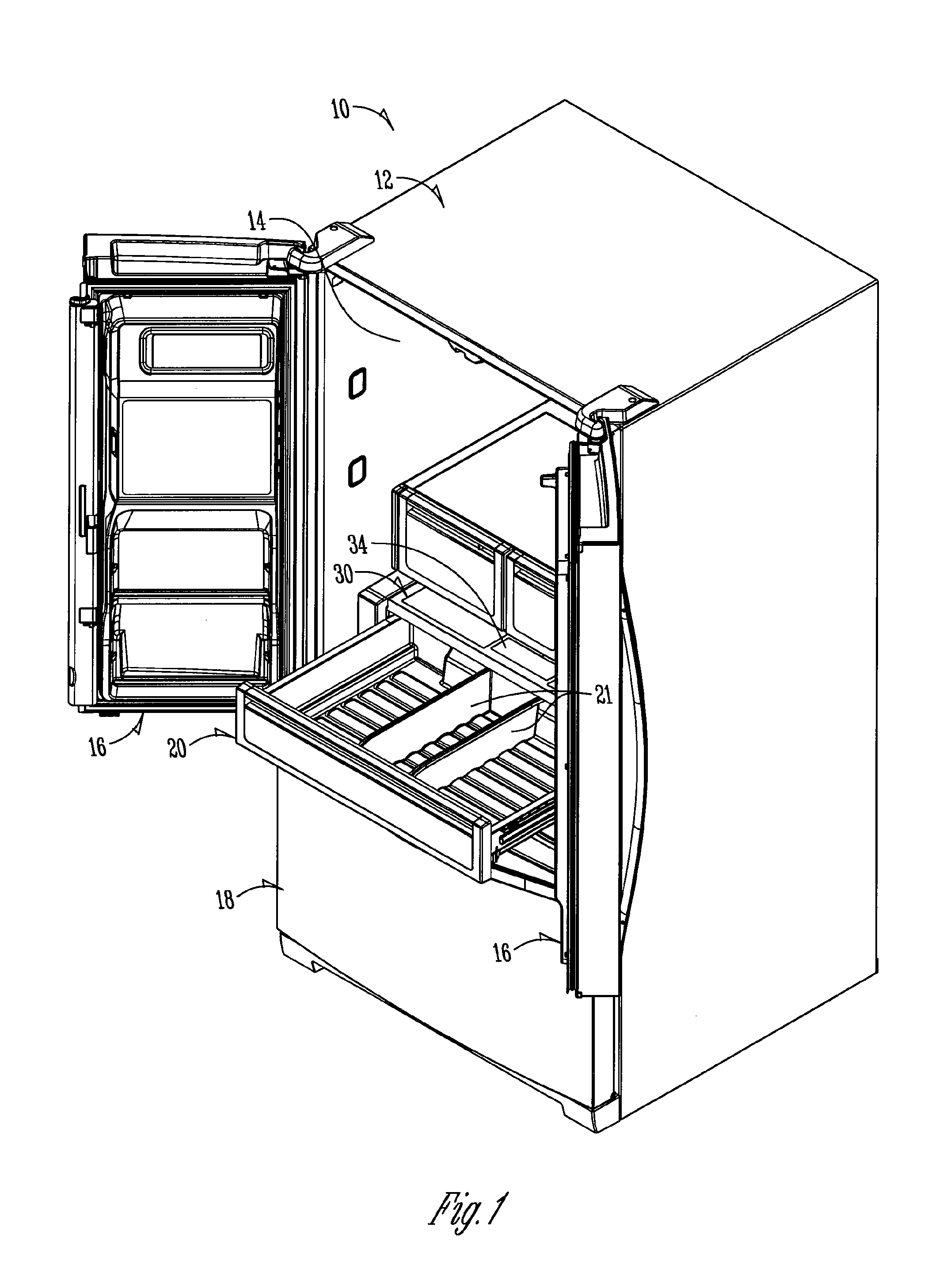 Modular interface for pantry temperature control