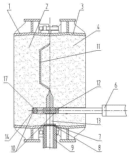 Sprue plugging device for casting sand mold at low pressure and method for casting sand mold at low pressure