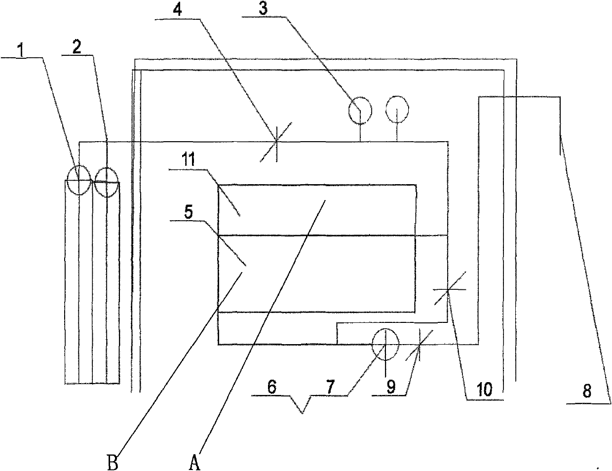 CO2 air-conditioning flash evaporation, cooling, dehumidifying and air purifying integrated device for rescuing in mining accidents