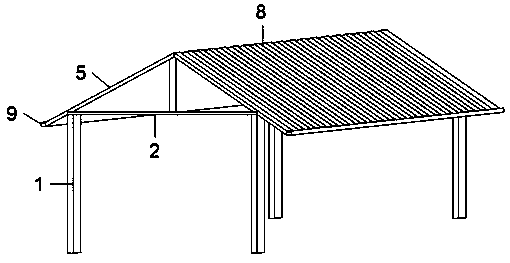 Novel steel structure canopy