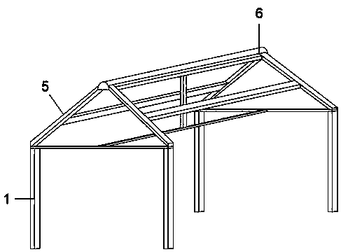 Novel steel structure canopy