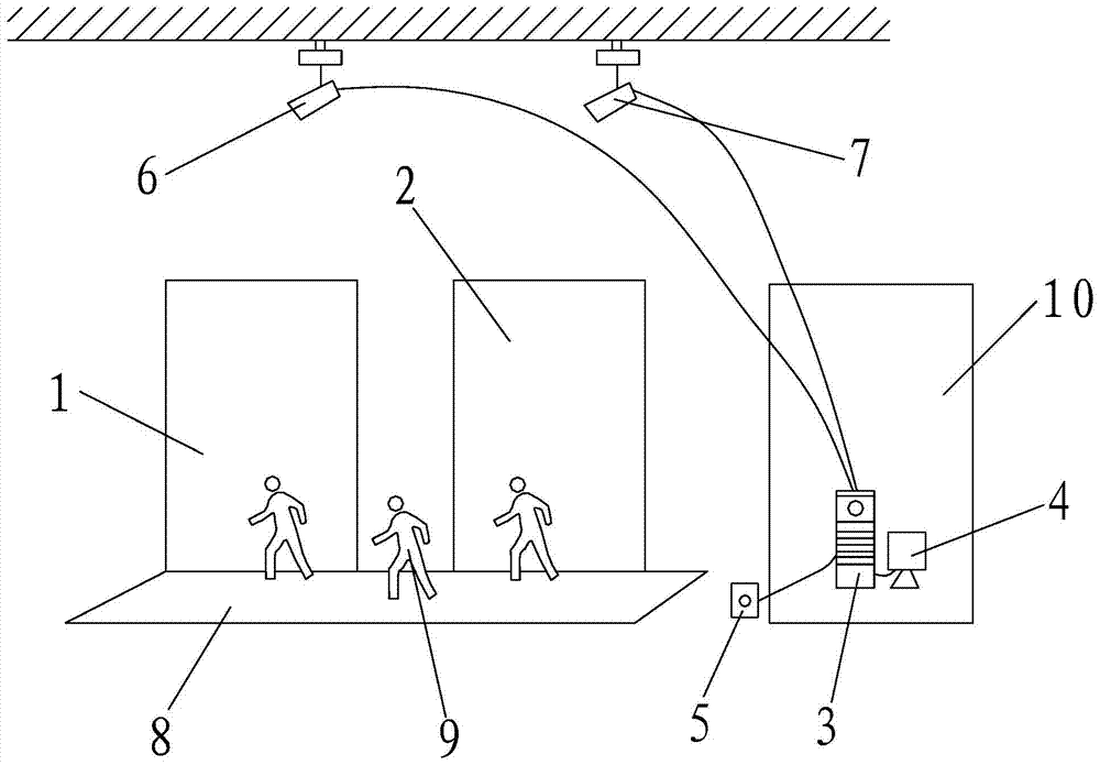 Virtual stage figure magic showing system