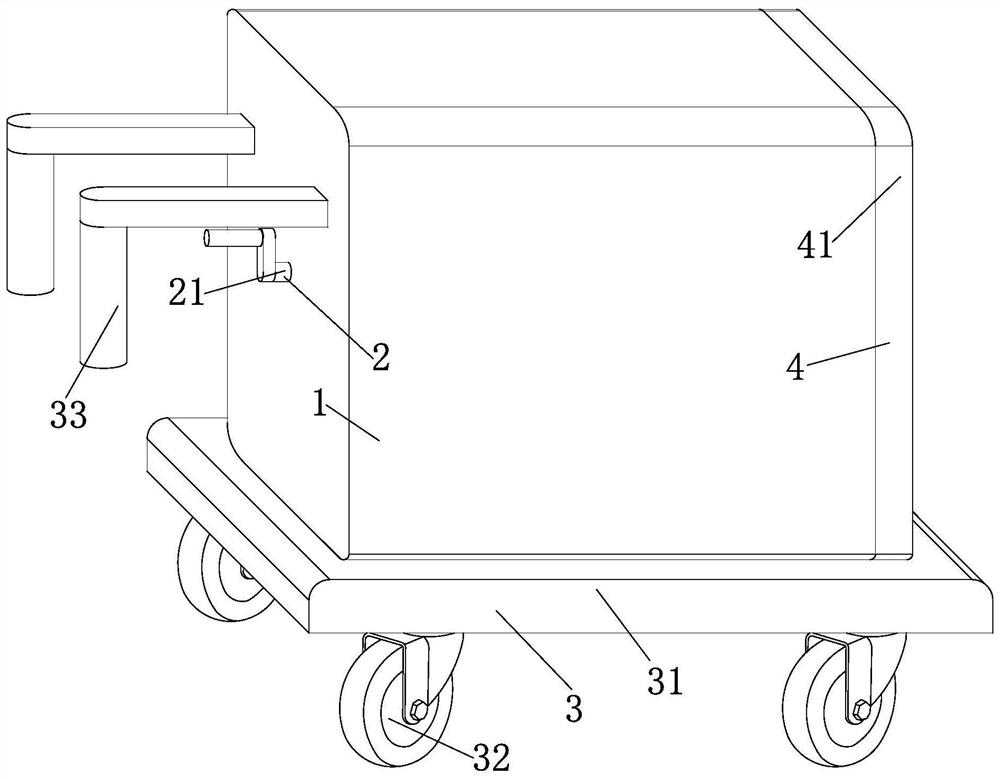 Municipal garbage truck with interior convenient to clean