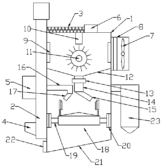 Impulse type food dryer