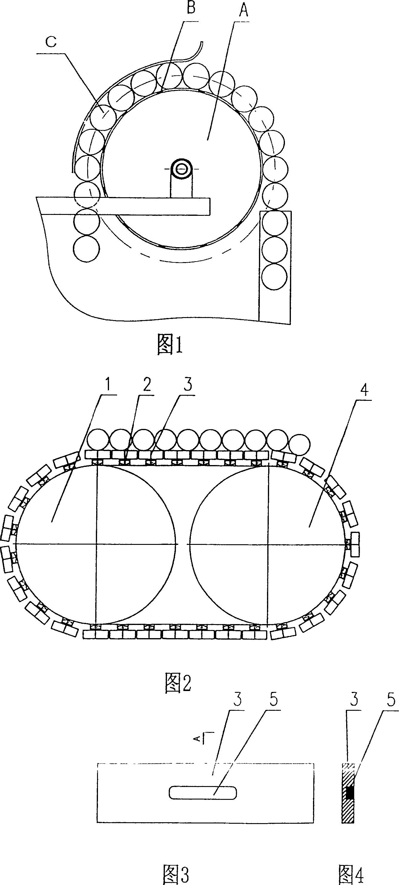 Automatic spring-guiding device of independent bag-spring machine